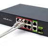 Switch QOLTEC 52296 Fast Ethernet 11 portów Funkcja PoE Całkowita liczba portów 11