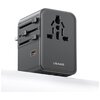 Adapter podróżny USAMS Travel Adapter CC310 Czarny Rodzaj produktu Ładowarka sieciowa