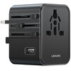 Adapter podróżny USAMS Travel Adapter CC308 Czarny