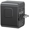 Adapter podróżny USAMS Travel Adapter CC308 Czarny Rodzaj produktu Ładowarka sieciowa