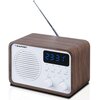 Radio BLAUPUNKT PP7BT Cyfrowe Przenośne Brązowy Wymiary (szer. x wys. x głęb.) 159 x 105 x 90 mm