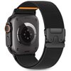 Pasek TECH-PROTECT Nylon Clasp do Apple Watch 6/7/8/9/SE/Ultra (44/45/46/49mm) Czarny