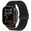 Pasek TECH-PROTECT Nylon Clasp do Apple Watch 6/7/8/9/SE/Ultra (44/45/46/49mm) Czarny Materiał Nylon