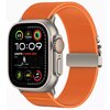 Pasek TECH-PROTECT Nylon Clasp do Apple Watch 6/7/8/9/SE/Ultra (44/45/46/49mm) Pomarańczowy Materiał Nylon