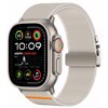 Pasek TECH-PROTECT Nylon Clasp do Apple Watch 6/7/8/9/SE/Ultra (44/45/46/49mm) Tytanowy Materiał Nylon