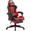 Fotel DEFENDER Rock Czarno-czerwony