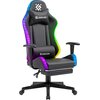 Fotel DEFENDER Watcher RGB Czarny