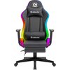 Fotel DEFENDER Watcher RGB Czarny Dopuszczalna waga [kg] 120