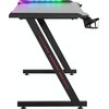 Biurko gamingowe DEFENDER Idol RGB Czarny Podświetlenie Tak