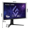 Monitor VIEWSONIC XG275D1-4K 27" 3840x2160px IPS 160Hz 0.5ms [MPRT] Częstotliwość odświeżania obrazu [Hz] 160