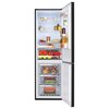 Lodówka AMICA FK3666.2DFZHC No Frost 186.5cm Czarna Liczba półek 3