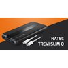 Powerbank NATEC Trevi Slim Q V2 10000 mAh 20W Czarny Diody LED Tak