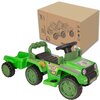 Traktor dla dziecka EVO Jurassic z Przyczepką Zielony Rodzaj biegu Przód