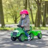 Traktor dla dziecka EVO Jurassic z Przyczepką Zielony Klakson Nie