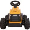 Traktor dla dziecka EVO Trailer z Przyczepką Żółto-czarny Hamulec Ręczny