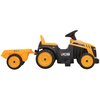 Traktor dla dziecka EVO Trailer z Przyczepką Żółto-czarny Liczba biegów 1