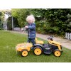 Traktor dla dziecka EVO Trailer z Przyczepką Żółto-czarny Rodzaj Traktor