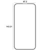 Szkło hartowane ETTERI 9D do Apple iPhone 15 Pro Seria telefonu iPhone