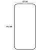Szkło hartowane ETTERI 9D do Apple iPhone 14 Pro Seria telefonu iPhone