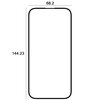 Szkło hartowane ETTERI 9D do Apple iPhone 16 Seria telefonu iPhone