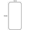 Szkło hartowane ETTERI 9D do Apple iPhone 16 Pro Max Seria telefonu iPhone