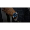 Smartwatch IMIKI Xplorer Oyster Srebrno-niebieski Licznik spalonych kalorii Tak