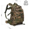 Plecak NILS CAMP Vanguard NC3904 Moro Płeć Damska