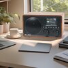 Radio BLOW RK5 Cyfrowe Przenośne Czarno-brązowy Wyświetlacz Tak