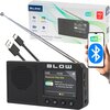 Radio BLOW RK3 Cyfrowe Przenośne Czarny Zasilanie Akumulatorowo-sieciowe