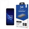 Opakowanie produktu "3mk FlexibleGlass" do Samsung Galaxy M56 jest niebieskie z białymi napisami, zawiera grafikę przedstawiającą szkło ochronne na telefonie oraz logo "3mk". Na opakowaniu widnieją napisy: "premium protection FlexibleGlass™", "Your screen