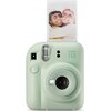 Aparat FUJIFILM Instax Mini 12 Zielony Pokrowiec + Album + Ramki + Sznurek + Klamerki Funkcje dodatkowe Natychmiastowo drukowana odbitka