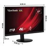 Monitor VIEWSONIC VG2708-4K 27" 3840x2160px IPS 4 ms [GTG] Częstotliwość odświeżania obrazu [Hz] 60