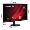 Monitor VIEWSONIC VG2709-2K-MHDU-2 27" 2560x1440px IPS 100Hz 4 ms [GTG] Częstotliwość odświeżania obrazu [Hz] 100