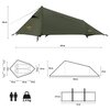 Namiot NILS CAMP Skyair 2 NC2502 Zielony Z przedsionkiem Nie