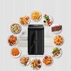 Air Fryer Frytkownica beztłuszczowa TURBOTRONIC TT-AF500D Czarny z podwójnym koszem Funkcje dodatkowe Technologia Rapid 360 stopni