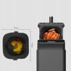 Air Fryer Frytkownica beztłuszczowa TURBOTRONIC TT-AF500D Czarny z podwójnym koszem Funkcje dodatkowe Wyświetlacz