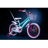 Rower dziecięcy GERMINA BMX 16 cali dla dziewczynki Błękitny Wiek 5 lat