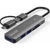 Hub ZENWIRE COMBO BS-HC502 7w1 USB 3.2 Gen. 1, Pasywny Dodatkowe informacje Dioda LED sygnalizująca status urządzenia