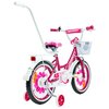 Rower dziecięcy GERMINA BMX 16 cali dla dziewczynki Ciemnoróżowy Rozmiar koła [cal] 16