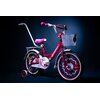 Rower dziecięcy GERMINA BMX 16 cali dla dziewczynki Ciemnoróżowy Wiek 5 lat