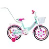Rower dziecięcy GERMINA BMX 16 cali dla dziewczynki Miętowy Rozmiar ramy [cal] 8.5