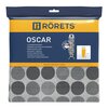 Pokrowiec na deskę RORETS Oscar Dots Grey (112 x 32 cm) Materiał wykonania Tkanina metalizowana