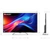 Telewizor SHARP 65GP7465E 65" QLED 4K Google TV Dolby Atmos Dolby Vision HDMI 2.1 Zasilanie 220-240V; 50-60Hz