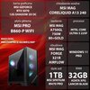 Komputer MAD DOG MASTERPIECE-I02WR32WP Ultra 5-225F 32GB RAM 1TB SSD GeForce RTX5070 DLSS 4 Wi-Fi Windows 11 Professional Procesor Intel Core Ultra 5-225F
