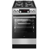 Kuchnia AMICA 523GCE3.33ZPTSDPA(XSX) Termoobieg Drabinki Prowadnice teleskopowe Pizza 300˚C Kolor frontu piekarnika Inox-czarny