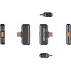 System bezprzewodowy HOLLYLAND Lark M2S USB-C Duo Rodzaj przetwornika Pojemnościowy