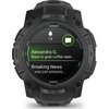 Smartwatch GARMIN Instinct 3 50mm Amoled Tactical Edition Czarny Komunikacja Bluetooth