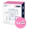 Dzbanek filtrujący BWT Vida + 5 wkładów MG2+ Biały Wskaźnik zużycia wkładu Tak