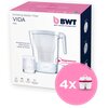Dzbanek filtrujący BWT Vida + 4 wkłady MG2+ Biały Wskaźnik zużycia wkładu Tak