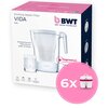Dzbanek filtrujący BWT Vida + 6 wkładów MG2+ Biały Wskaźnik zużycia wkładu Tak